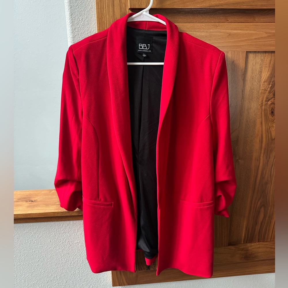 BBJ LA Women's Red Blazer